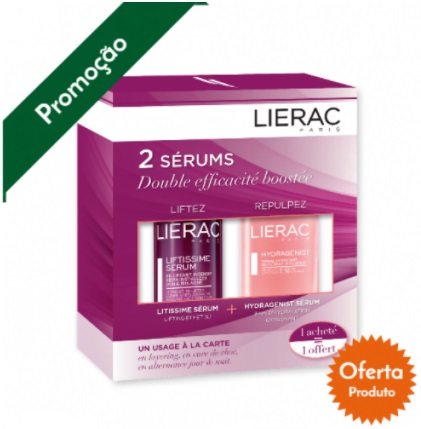 Lierac Liftissime Sérum30 ml com Oferta de Hydragenist sérum 50 ml