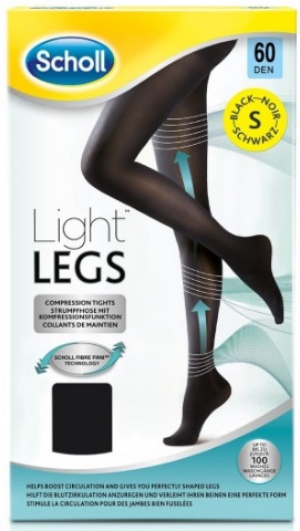 Scholl Light Legs Coll Comp 60den S Preto