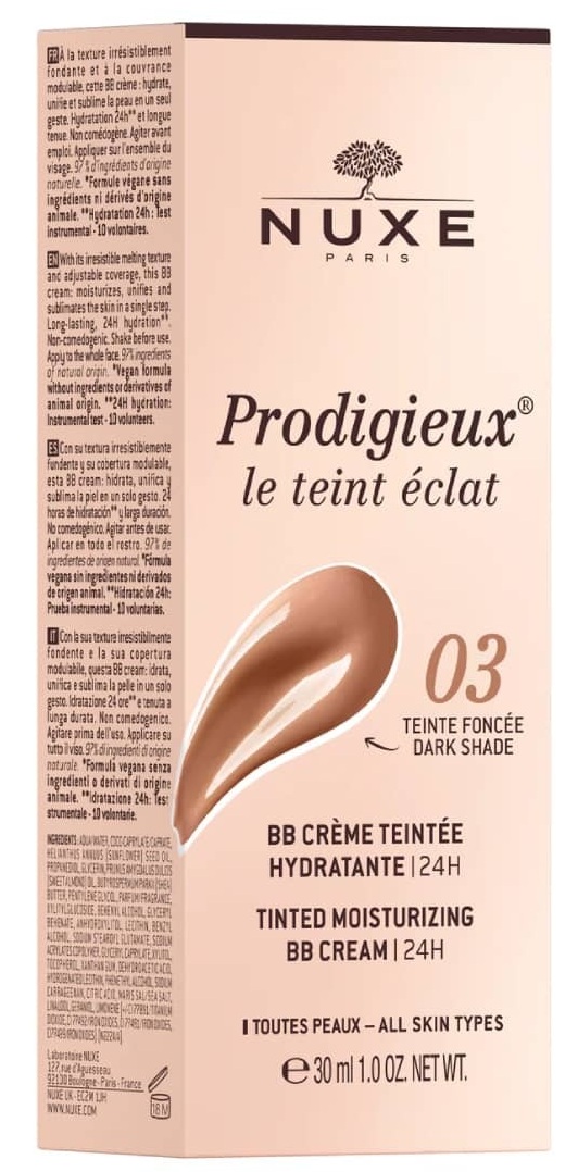 7526210-nuxe_prodigieux_bb_cream_03dark_30ml_3 Nuxe Prodigieux BB Cream 03 Escuro 30ml - Image 1