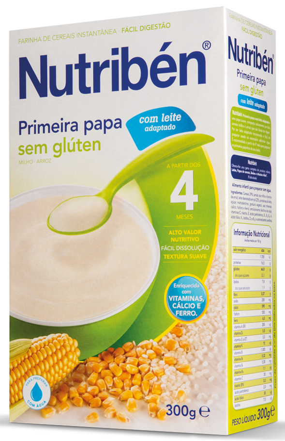 Nutriben Farinhas Prim Papa S/Glut La 300g