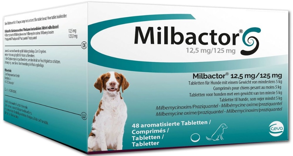 Milbactor Cao Comp 12.5mg/125mg X48