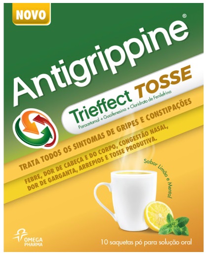Antigrippine Trieffect Tosse 10 Saquetas