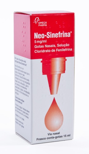 Neo-Sinefrina, 5 mg/mL-15 mL x 1 sol nasal conta-gotas