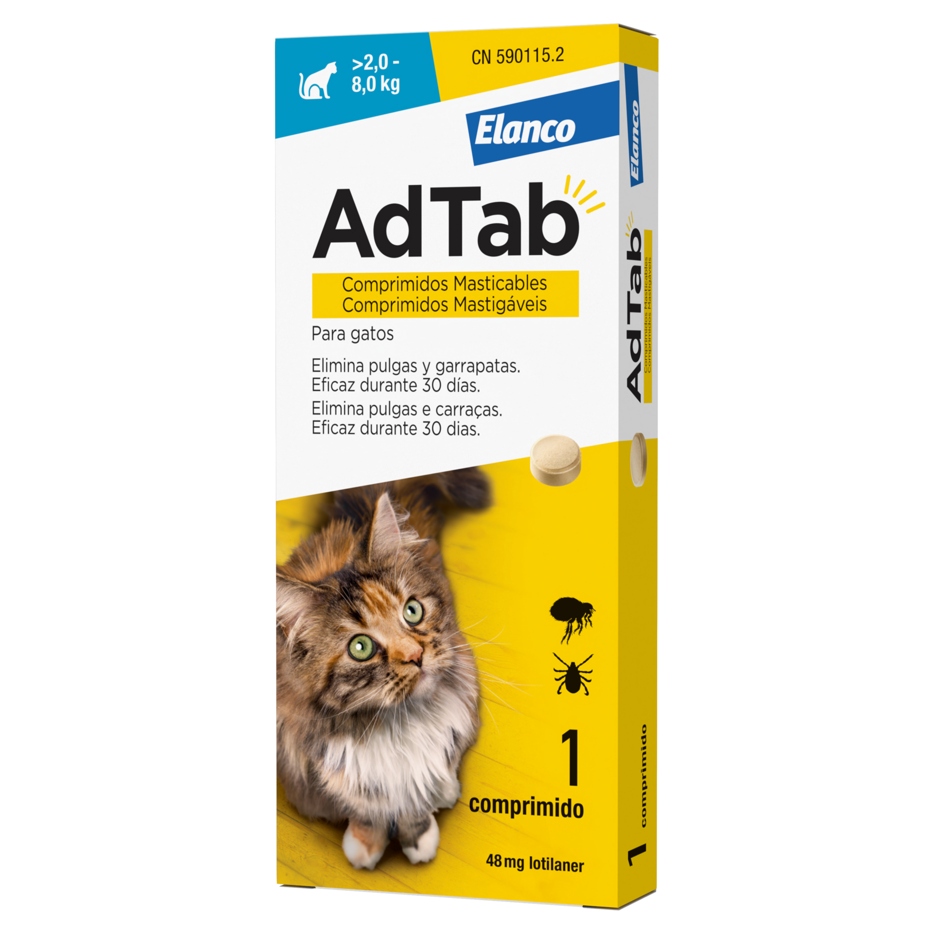 ADTAB GATO 2 - 8KG 1 CP