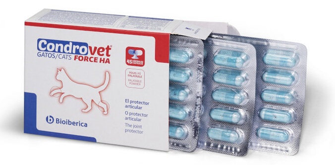 Condrovet Force HA Gatos 45 Comprimidos