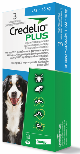 Credelio PLUS 900MG 22-45KG 3CP