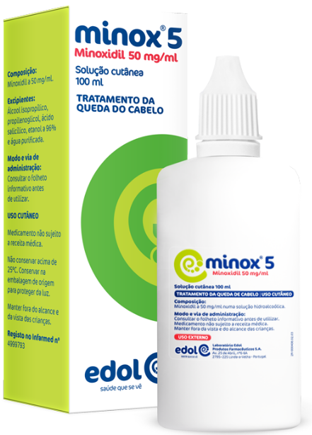 Minox 5, 50 mg/mL-100 mL x 1 sol cut