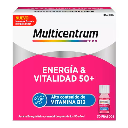 Multicentrum Energia e Vitalidade 50+ Framboesa 30x7ml Validade 06/2026