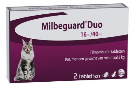 Milbeguard DUO 16MG/40MG 2 Comps
