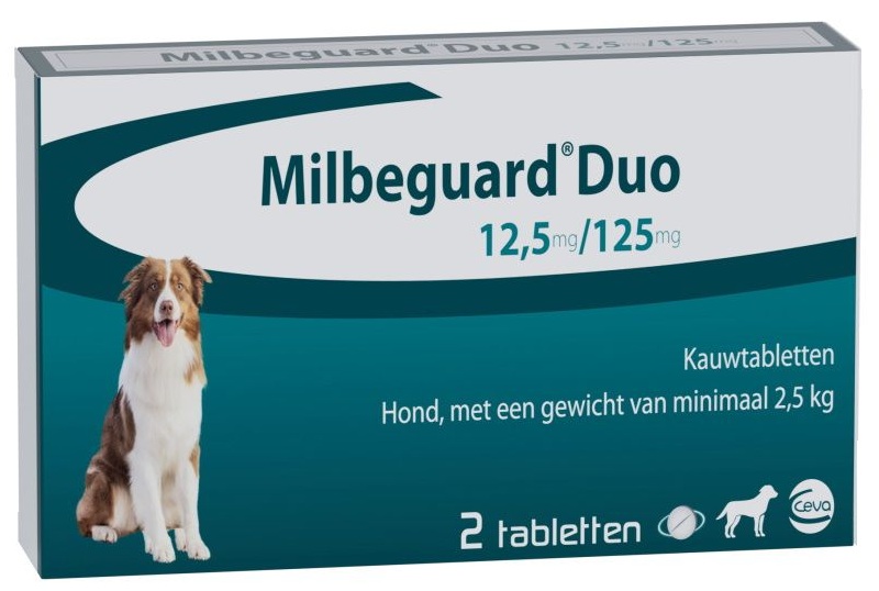 Milbeguard DUO 12.5MG/125MG 2 Comps