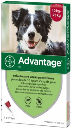 Sem-Titulo Advantage Cao Sol Uncao 2,5mlx4 10-25kg sol unção punctif VET - Image 1