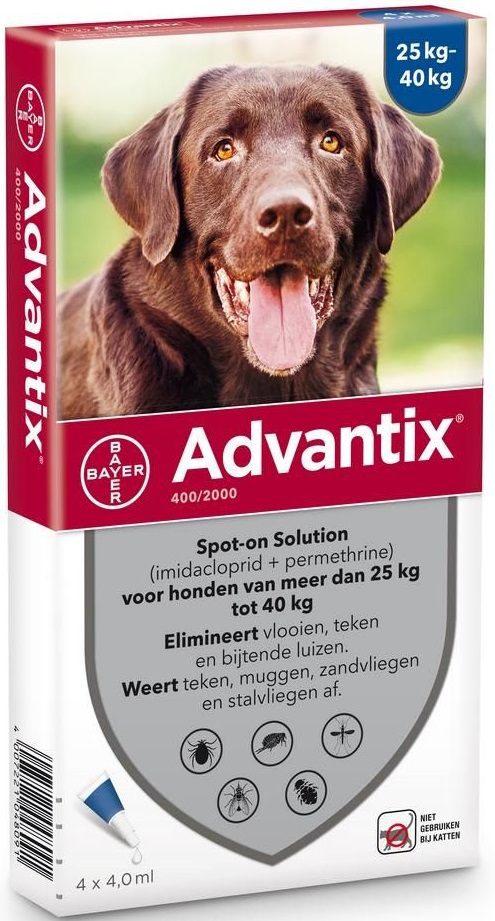 Advantix Cao 4ml x4 25-40kg VET