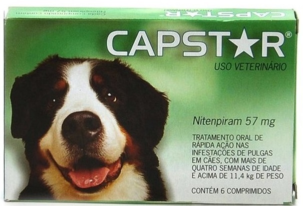 capstar-57-mg-6-comprimidos Capstar Cão 57mg 11-57Kg 6 Comprimidos - Image 1