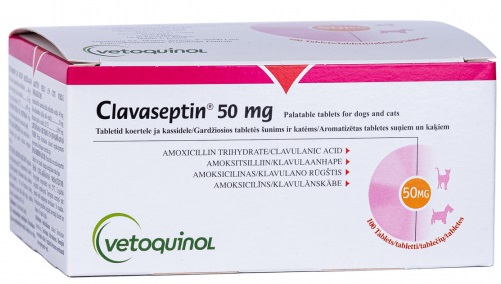 Clavaseptin 50MG 100 CP