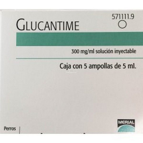 Glucantime Cães sol Inj 5 X 5ML