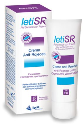Letisr Cr Vermelhidoes 40 Ml