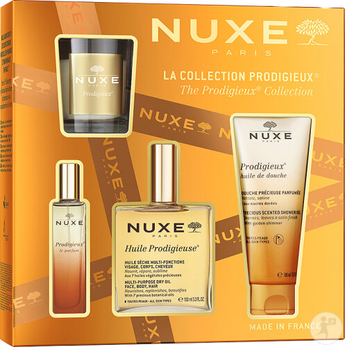 nuxe-coffret-noel-2025-huile-prodigieux-4-produits.v2 Nuxe The Prodigieux Collection 2025 Coffret - Image 1