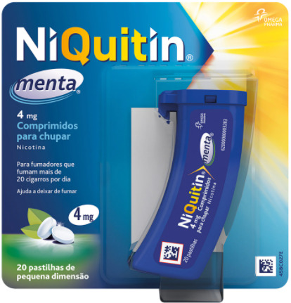 Niquitin Menta, 4 mg x 20 comp chupar