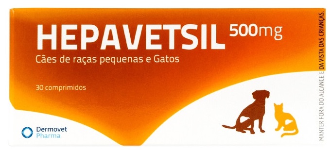 HEPAVETSIL 500MG 30CP