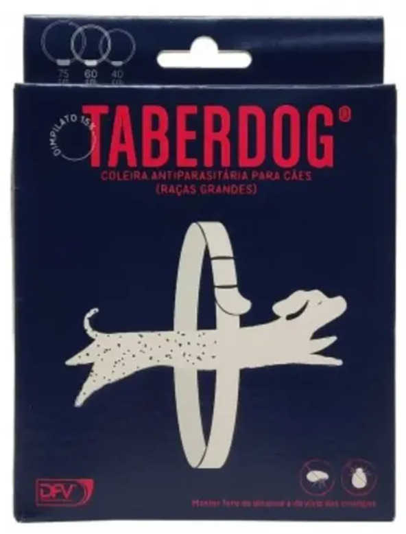 TaberDog Coleira Antiparasitária Cão 60cm 05/2026