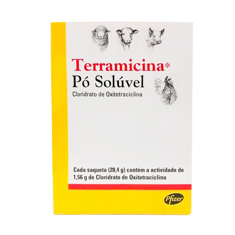 Terramicina Cart 28,4 G X 4 pó saq