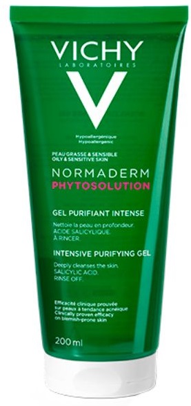 vichynormadermphytosolutiongelpurificante Vichy Normaderm Phytosolution Gel de Limpeza Purificante Intensivo 200ml - Image 1