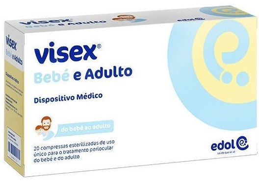 Visex Bebe Adulto Compressas Esterilizadas 20un