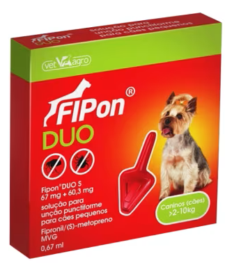 FIPON DUO 67 MG + 60.3 MG (2 A 10 KG) SOLUÇAO PARA UNÇAO 1 PIPETA