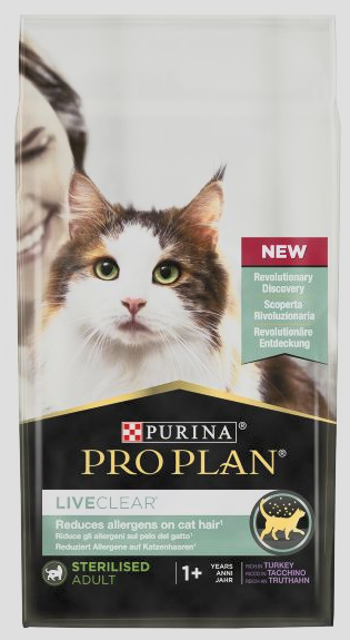 Purina PRO PLAN Live Clear Sterilized Adult Peru - Gato - 1,4Kg