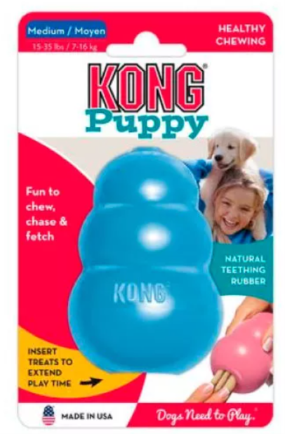Kong Puppy Medium Azul