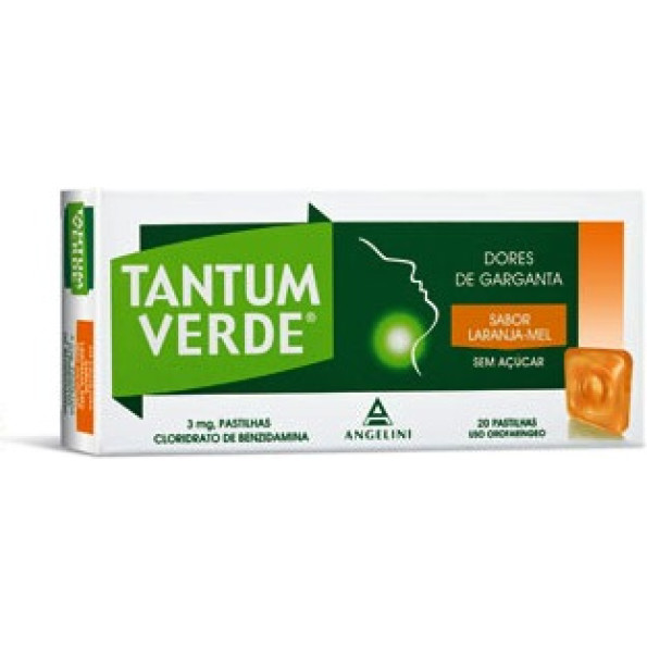 Tantum Verde Laranja-Mel Sem Açucar
