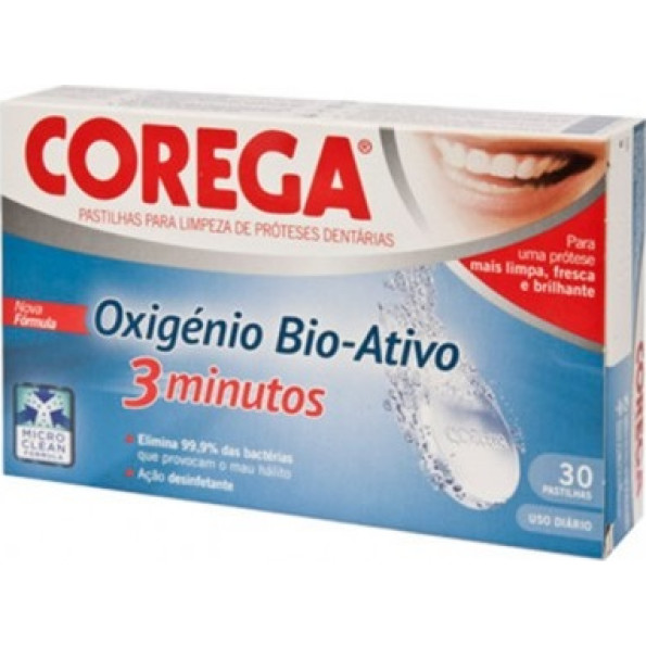 Corega Bio Activo Pst Protese X 30