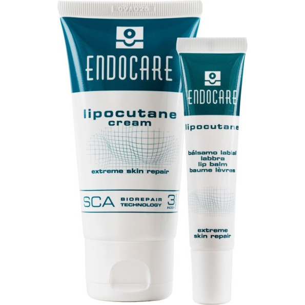Endocare Lipocutane Creme Rosto 50 ml + Bálsamo Labial 10 ml