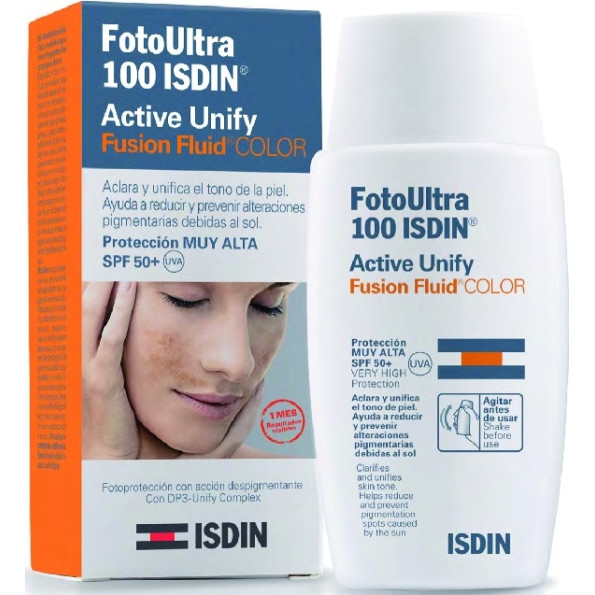 Fotoultra100isdin Active Unify Col Fl 50ml