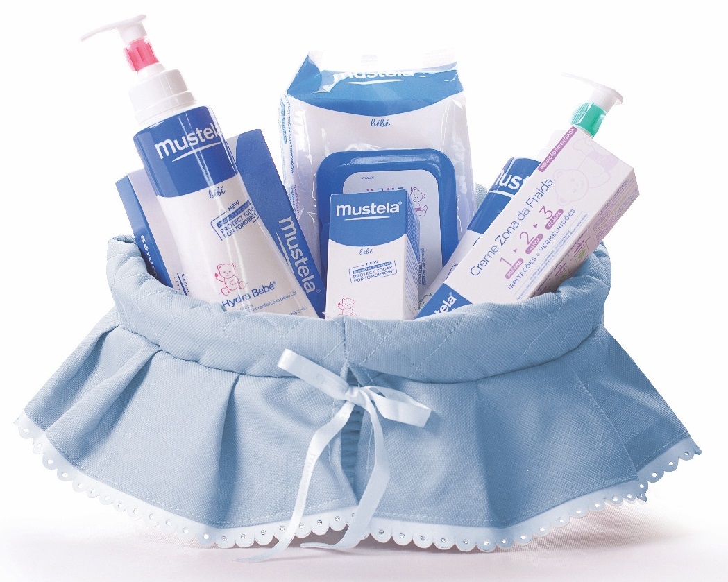 Mustela Bebé Cesta Essenciais Azul - FarmaHome - Kit Maternidade