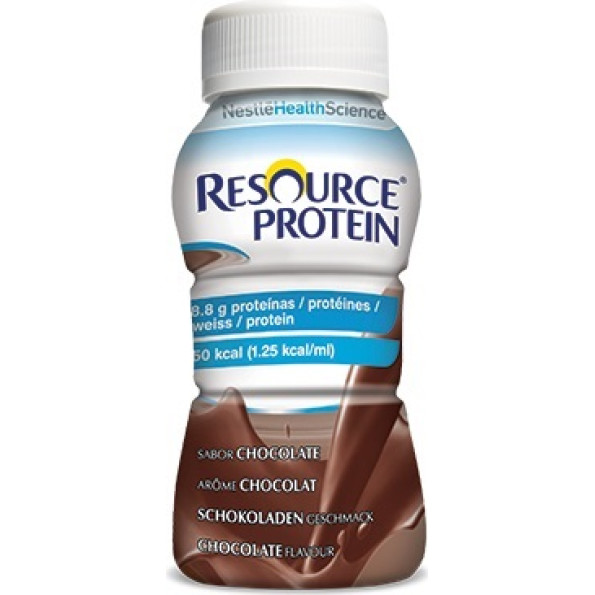 Resource Protein Sol Or Chocolat 200 Ml X4 emul oral frasco
