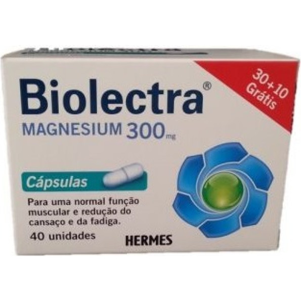 Biolectra Magnesium Cápsulas 30 Unidade(s) com Oferta de Cápsulas 10 Unidade(s)