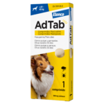 AdTab comprimidos mastigáveis para cães 22-45 kg