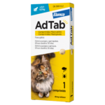 AdTab comprimidos mastigáveis para gatos 2,0-8,0 kg