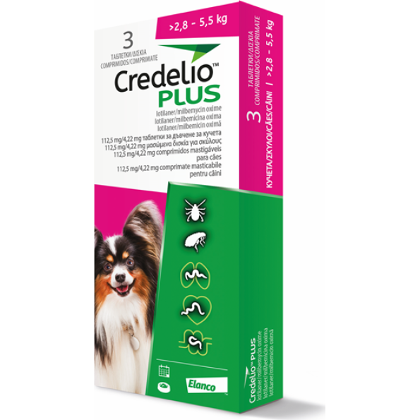 Credelio Plus 2,8-5,5kg