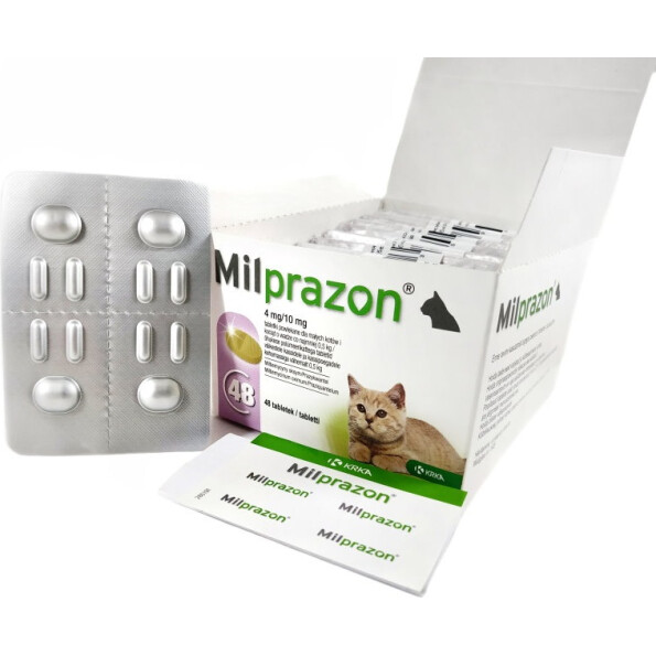Milprazon-milbemycin-oxime-praziquantel-for-kittens-and-cats-up-to-2-kg-4-tablets