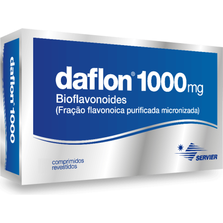 Daflon Comprimidos 1000mg Hemorróidas Daflon